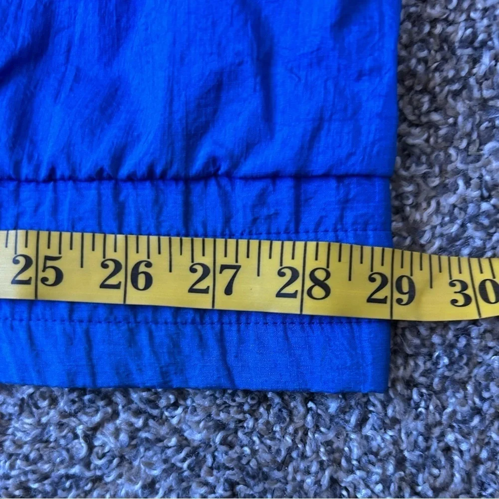 5/$25 Coat Collectibles vibrant blue vintage women’s spring nylon jacket size 2X - Picture 7 of 7